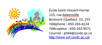 École St-Vincent Ferrier-Adamsville